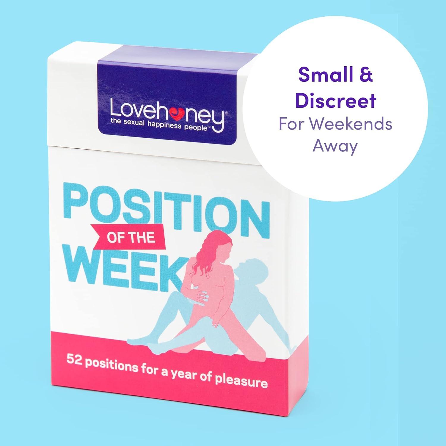 imageLovehoney 52 Position of The Week Cards with Instructions for Adults Small amp Discreet