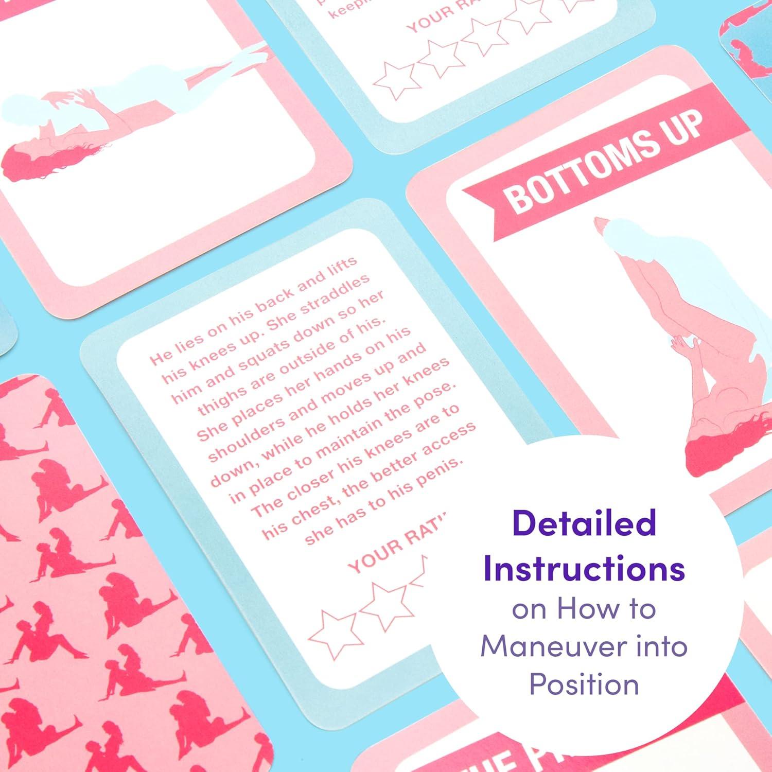 imageLovehoney 52 Position of The Week Cards with Instructions for Adults Small amp Discreet