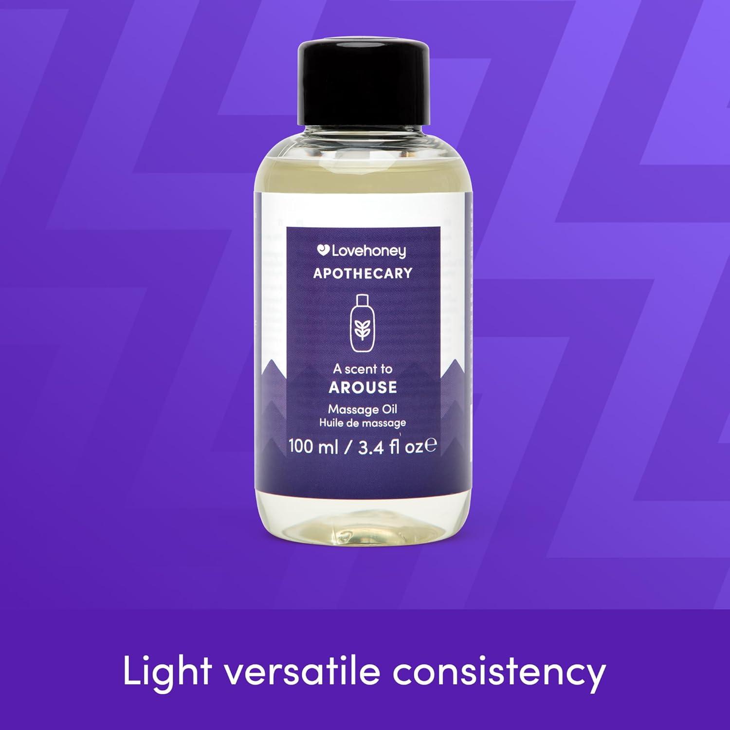 imageLovehoney Apothecary Seduce Massage Oil 100ml Sensual Massage Gel for Couples Relaxing Body Massage Oil with Vanilla Jasmine amp Amber Notes Vegan FriendlyArouse