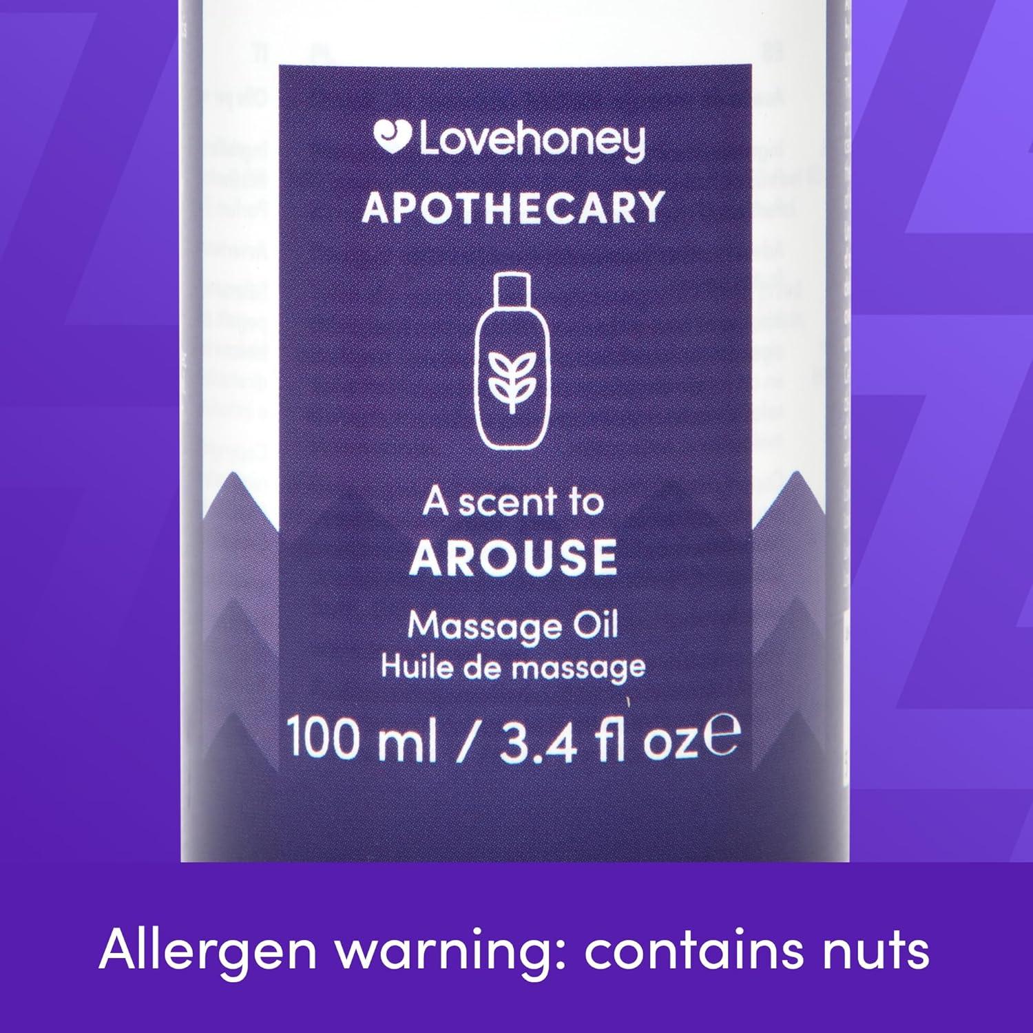 imageLovehoney Apothecary Seduce Massage Oil 100ml Sensual Massage Gel for Couples Relaxing Body Massage Oil with Vanilla Jasmine amp Amber Notes Vegan FriendlyArouse