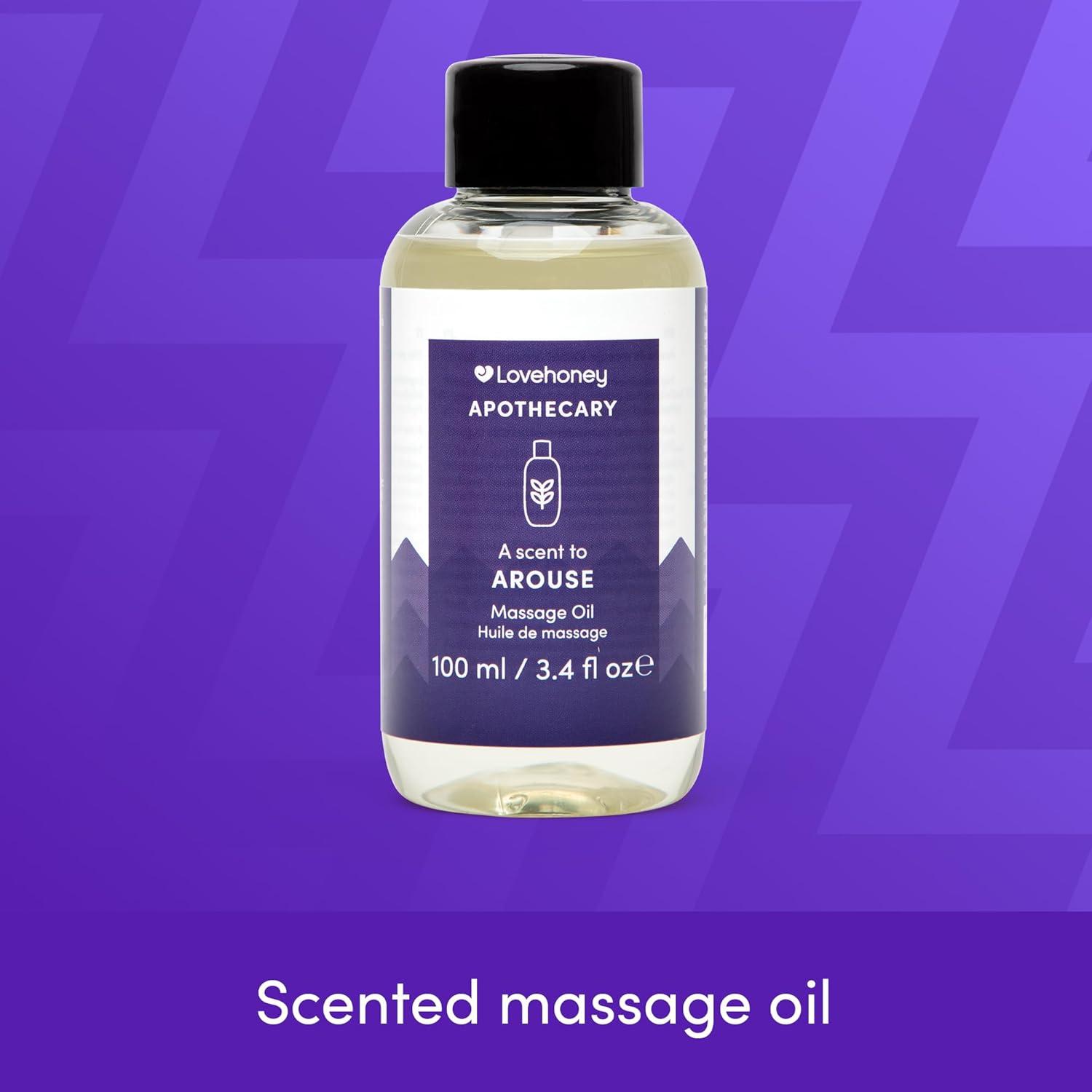 imageLovehoney Apothecary Seduce Massage Oil 100ml Sensual Massage Gel for Couples Relaxing Body Massage Oil with Vanilla Jasmine amp Amber Notes Vegan FriendlyArouse