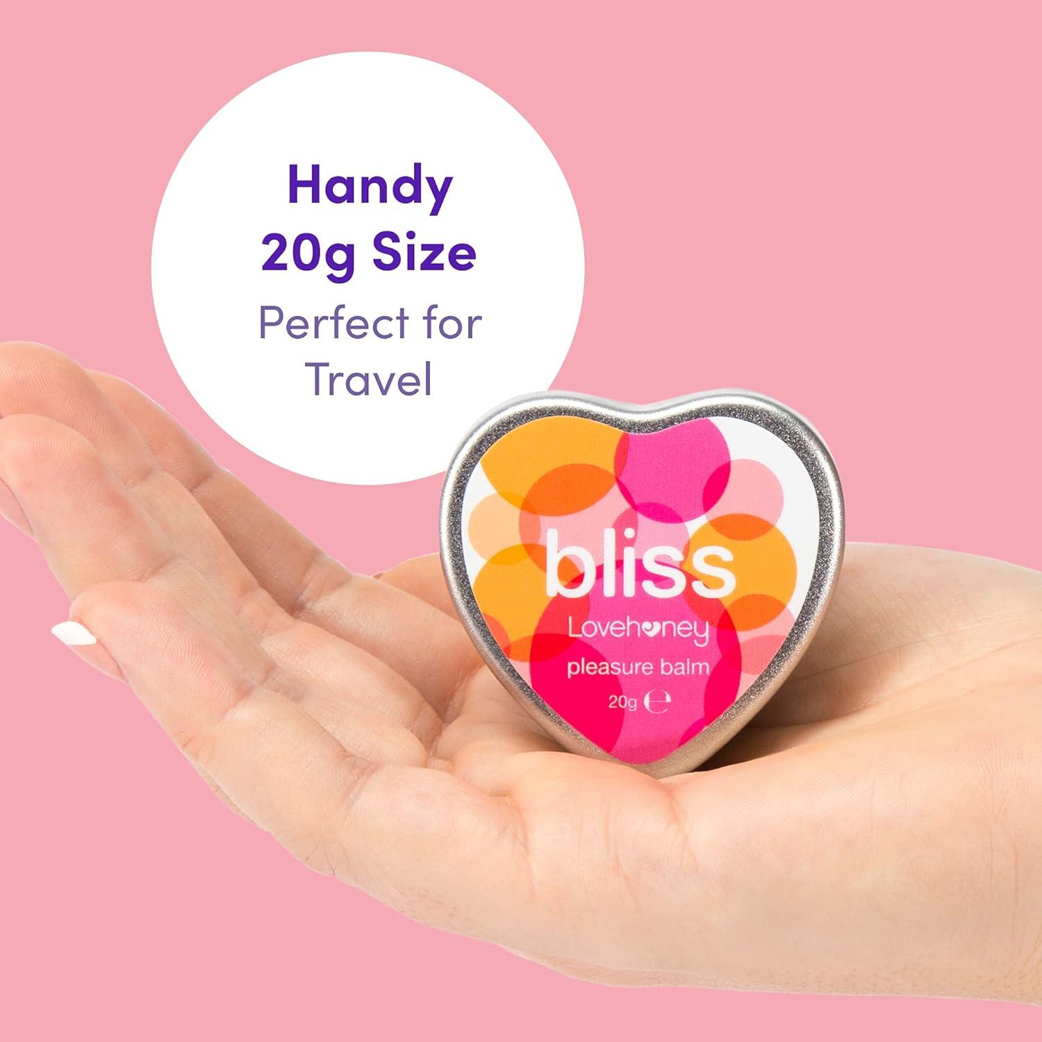 imageLovehoney Bliss Balm Menthol Balm to Heighten Sensitivity Infused with Peppermint and Essential Oils for Women Men and Couples Travel Size 20g
