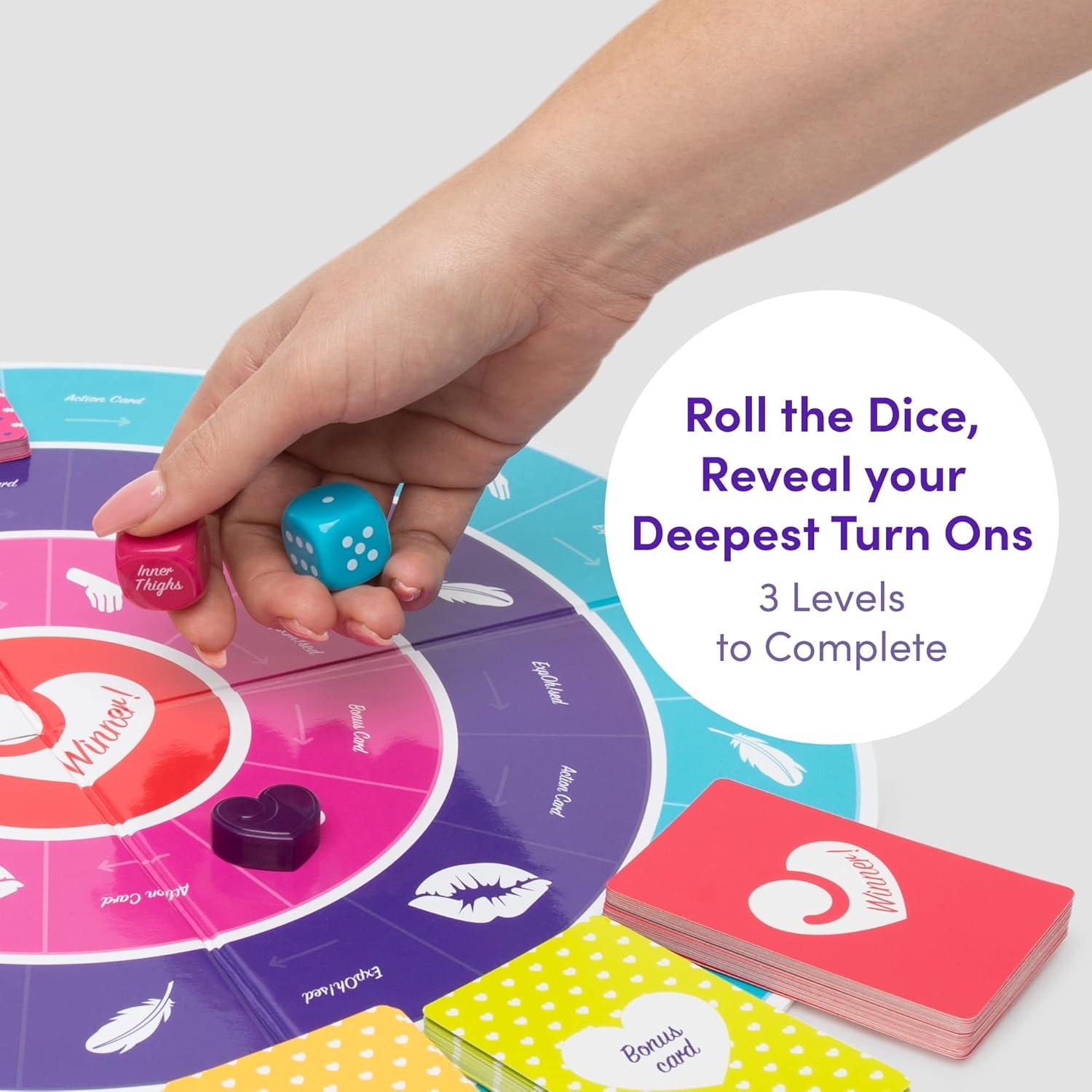 imageLovehoney Oh Adult Board Game for Couples with Blindfold Cards and Tickler