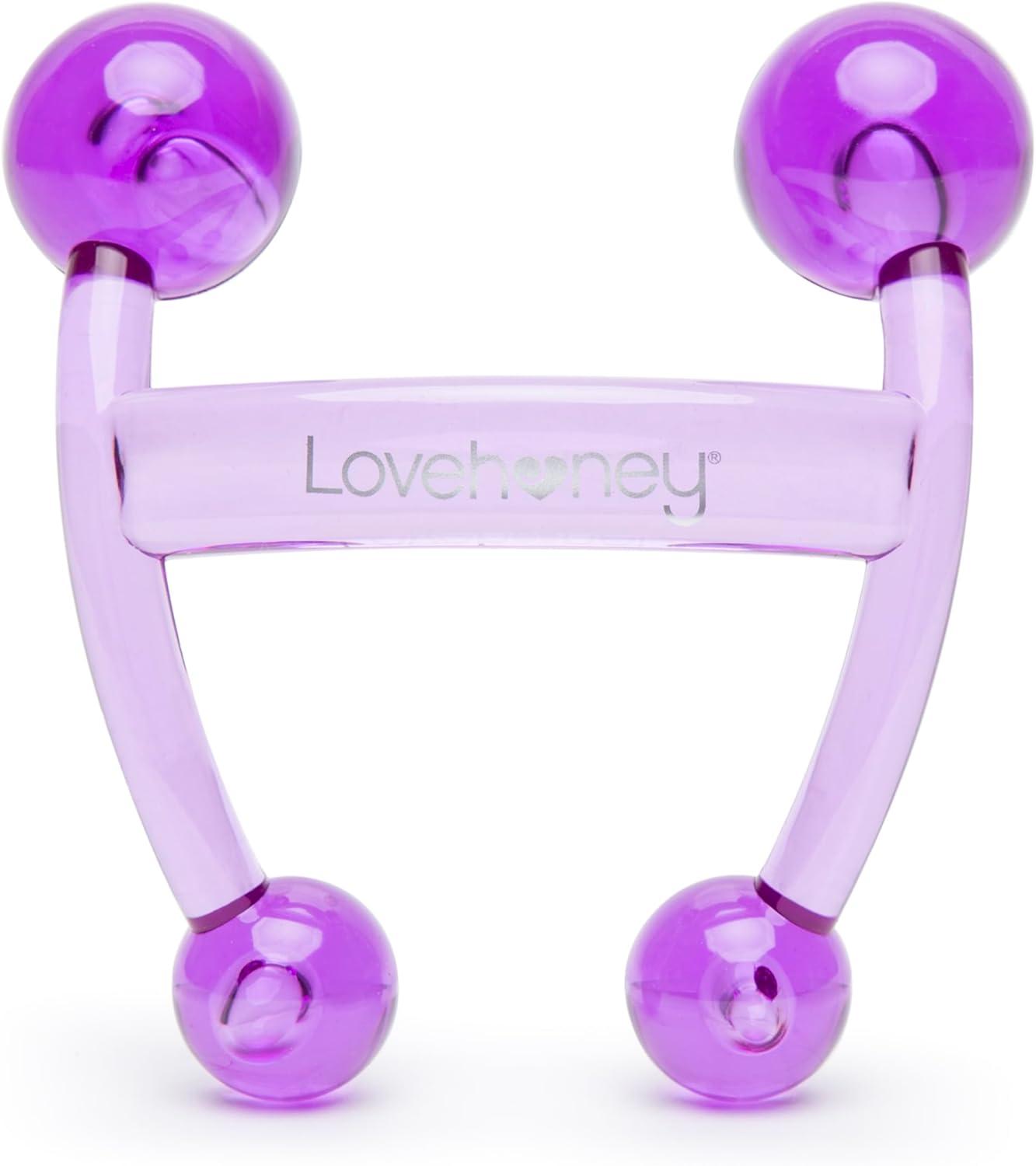 imageLovehoney Oh Body Massager Handheld Tool Massage Tool for Back Neck amp Shoulders Easy Grip Smooth Ergonomic Handle RedPurple