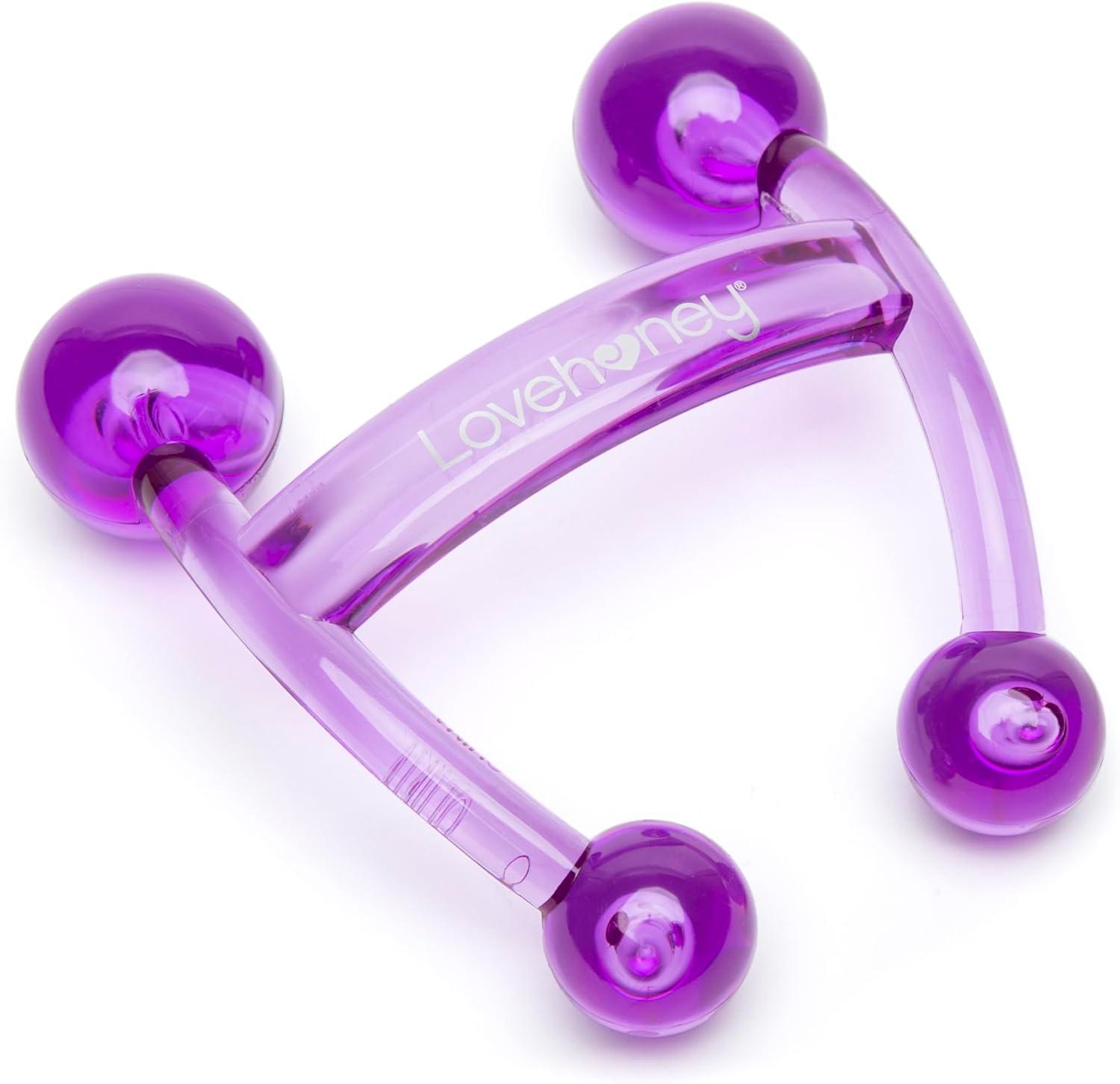imageLovehoney Oh Body Massager Handheld Tool Massage Tool for Back Neck amp Shoulders Easy Grip Smooth Ergonomic Handle RedPurple