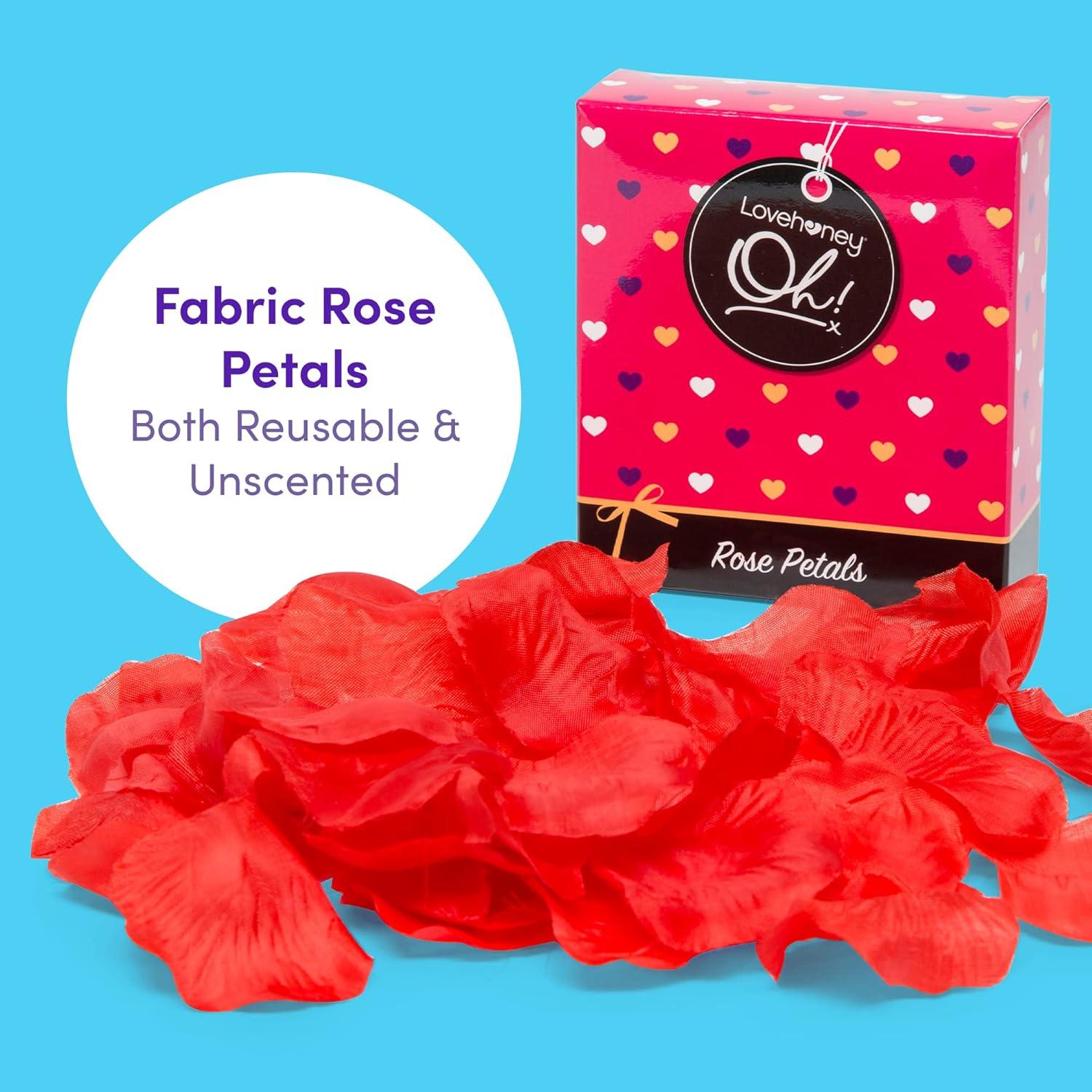 imageLovehoney Red Oh Romantic Rose Petals Reusable amp Unscented Fabric Pack of 7580