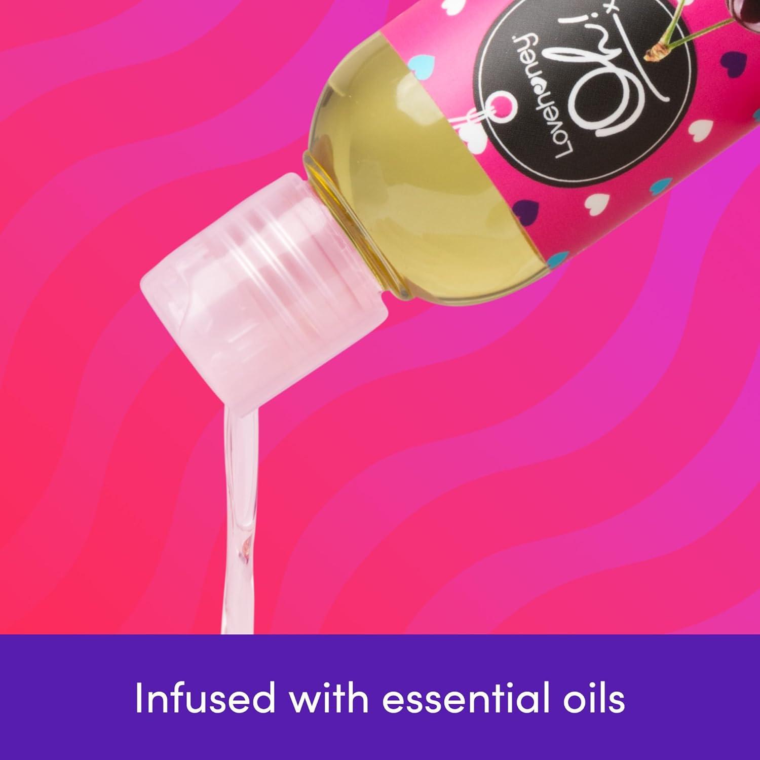 imageLovehoney Strawberry Massage Oil Infused with Essential Oils Vegetarian Friendly 1ozCherry