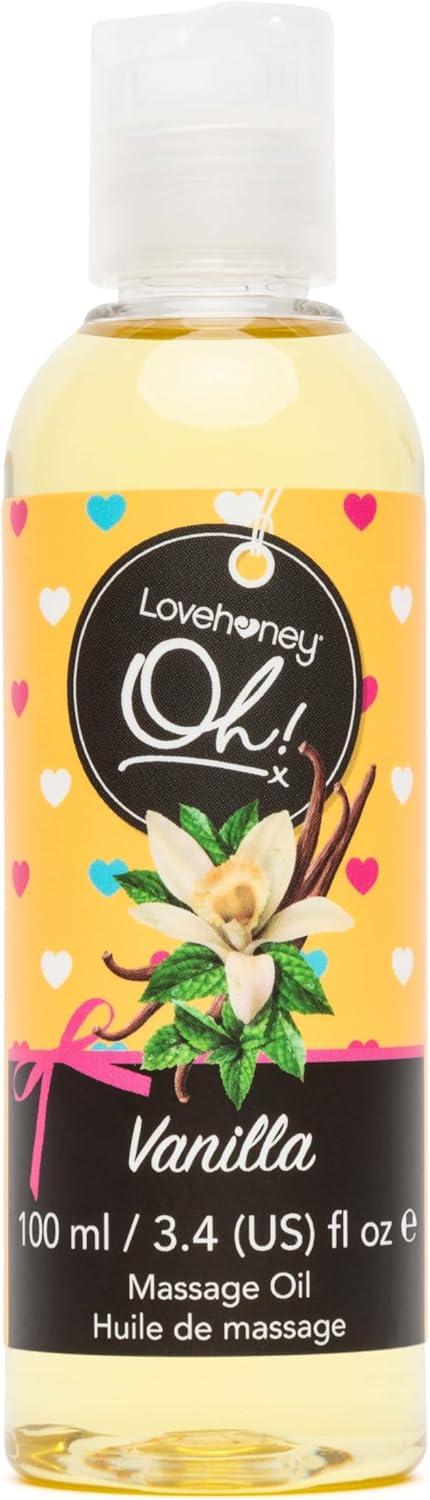 imageLovehoney Strawberry Massage Oil Infused with Essential Oils Vegetarian Friendly 1ozVanilla