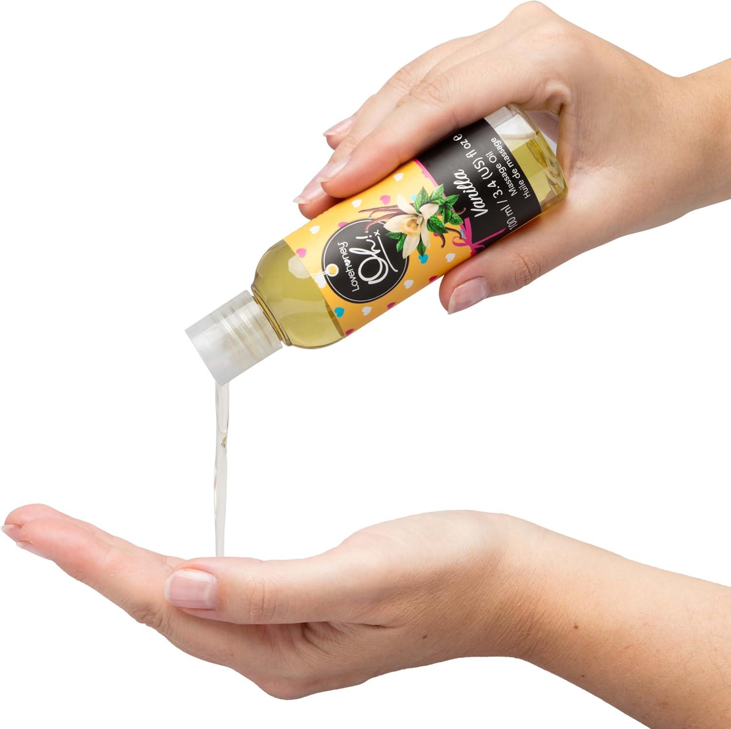 imageLovehoney Strawberry Massage Oil Infused with Essential Oils Vegetarian Friendly 1ozVanilla