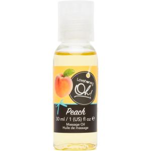 Lovehoney Strawberry Massage Oil – Infused with Essential Oils – Vegetarian Friendly – 1oz(Peach)