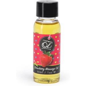 Lovehoney Strawberry Massage Oil – Infused with Essential Oils – Vegetarian Friendly – 1oz(Strawberry)