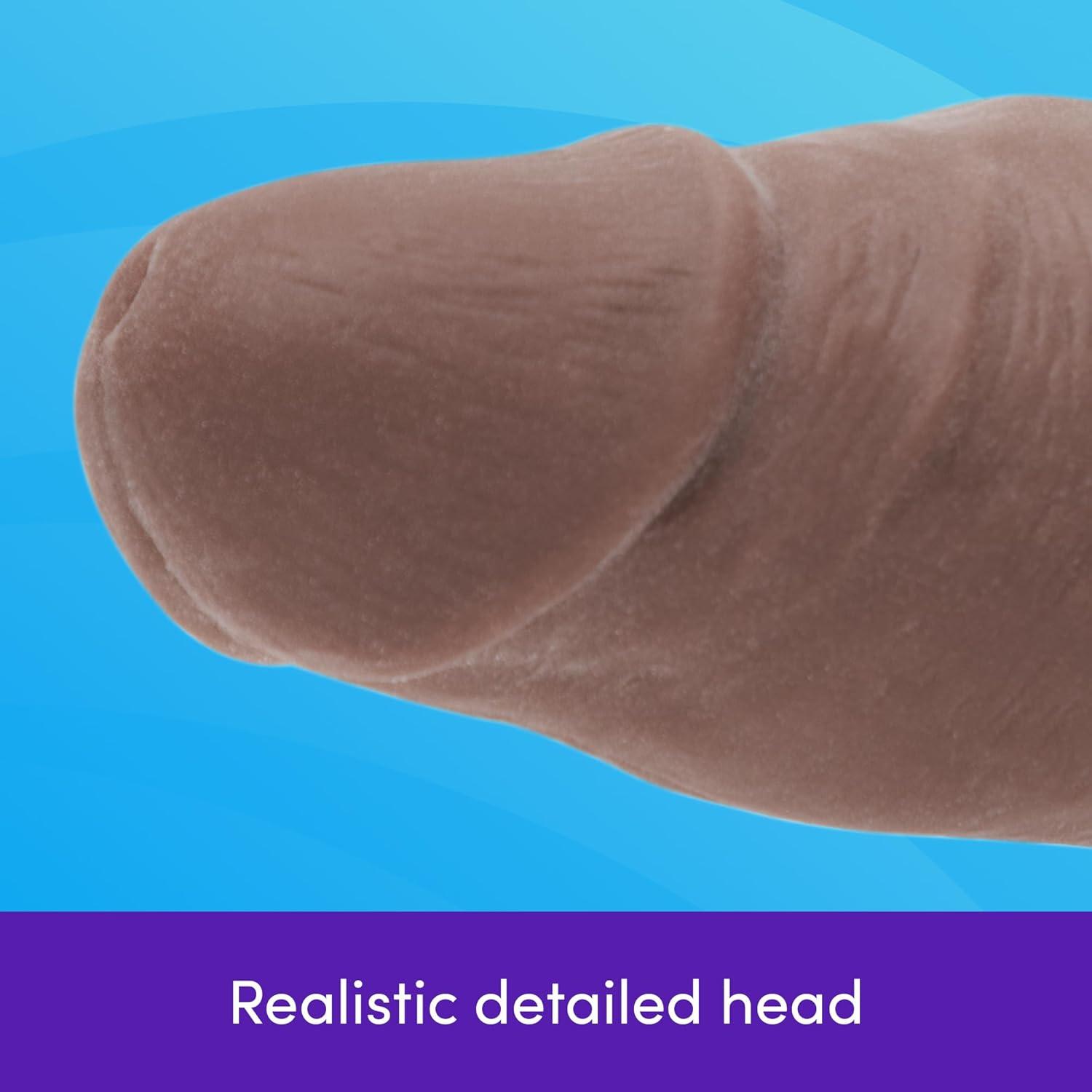 imageLovehoney RealFeel Realistic Penis Sleeve Penis Extender with Ball Loop Adult Toys Male Sex Toy Adds 15 Extra Inches Cock Sleeve Enhancer for Men Large Dildo for Couples Flesh PinkFlesh Brown