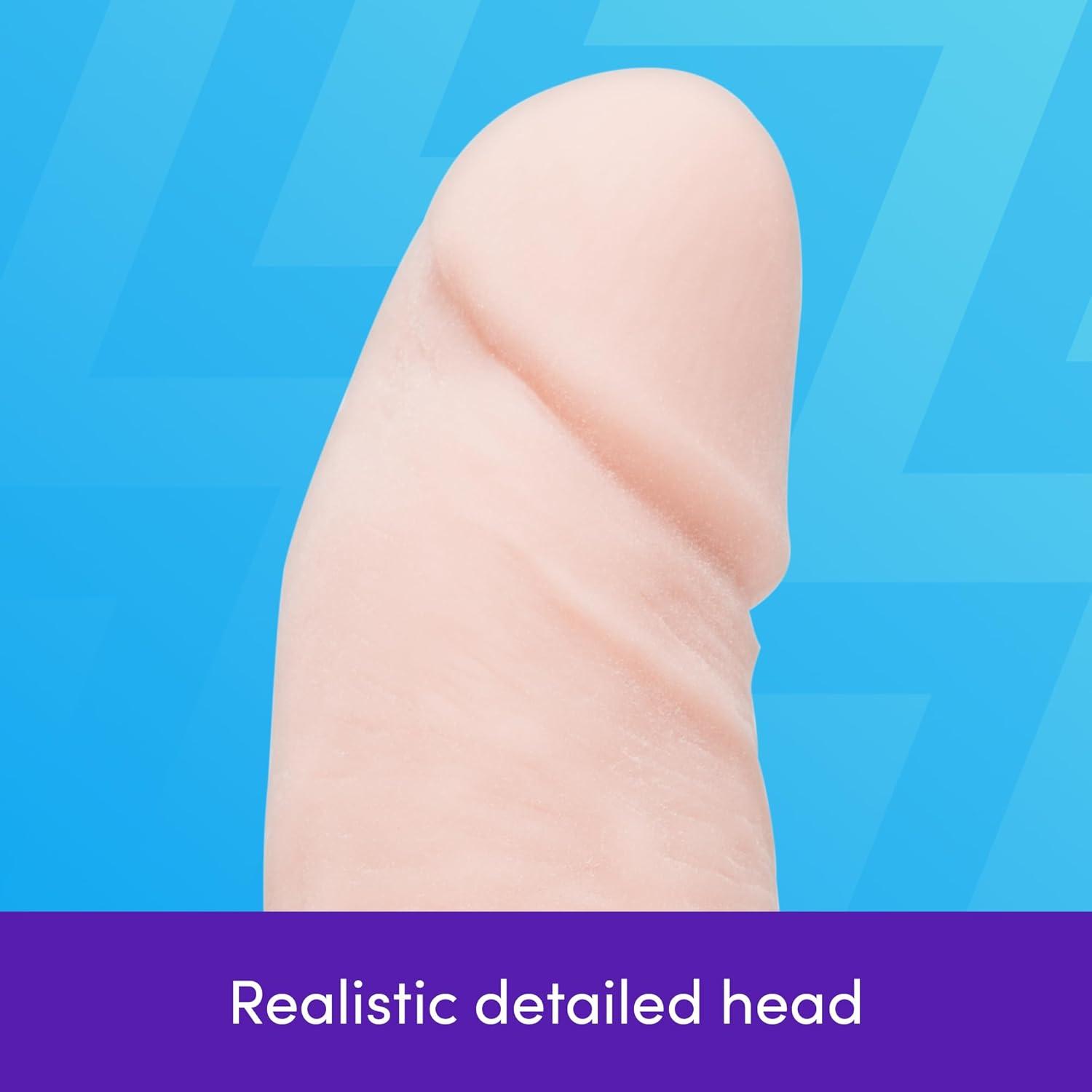 imageLovehoney RealFeel Realistic Penis Sleeve Penis Extender with Ball Loop Adult Toys Male Sex Toy Adds 15 Extra Inches Cock Sleeve Enhancer for Men Large Dildo for Couples Flesh PinkFlesh Pink