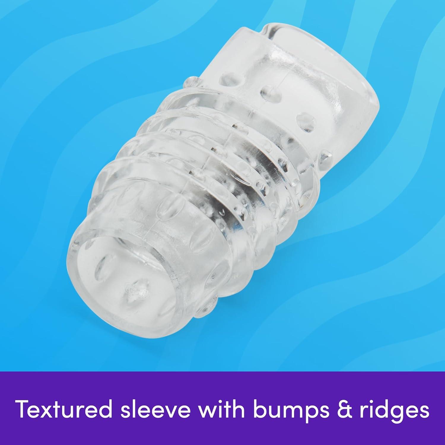 imageLovehoney Thick Penis Sleeve Cock Ring Male Sex Toy Textured Cock Sleeve with Stretchy Ball Loop Adult Sex Toys for Men Girth Enhancer amp Open Ended for Penis Head Stimulation Couples Sex Toys