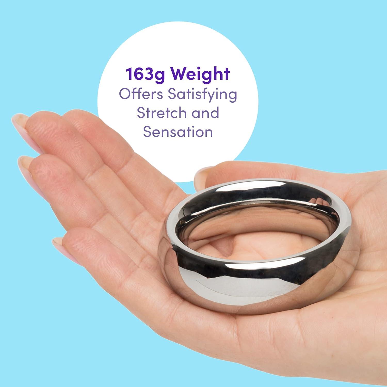 imageLovehoney Dominix Cock Ring Stainless Steel Penis Ring 175 Inch Doughnut Cock Enhancer Waterproof Silver175 Inch