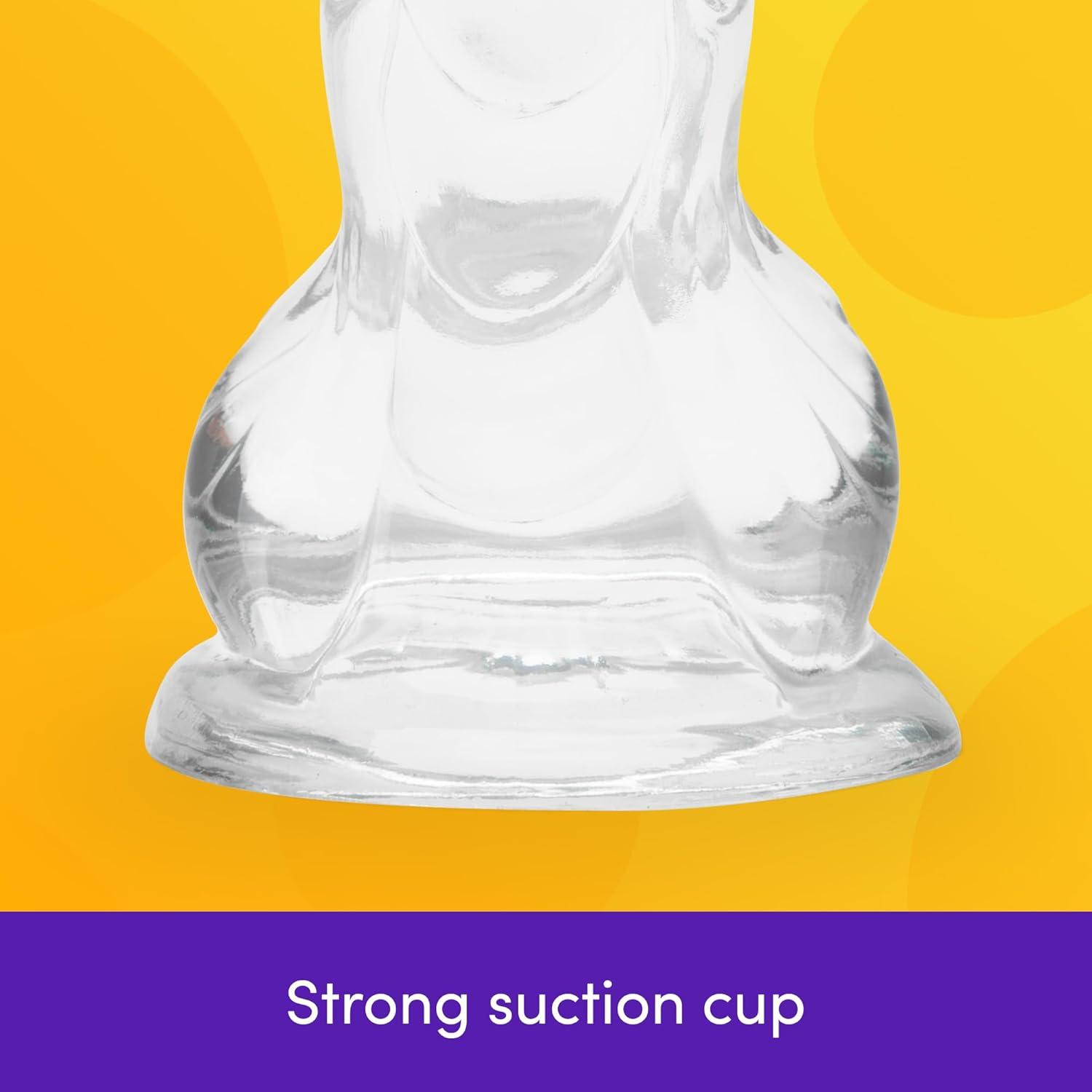 imageLovehoney Wild Wonder Monster Dildo Thick Fantasy Dragon Dildo with Strong Suction Cup 65 Inch Big Girthy Anal Toy for Women Men amp Couples Realistic G Spot Massager Adult Sex Toy Clear