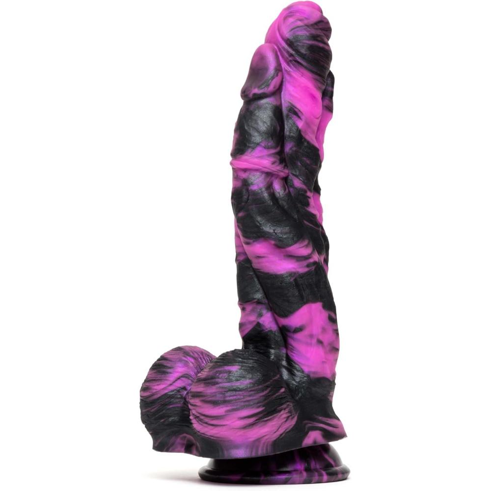 imageLovehoney Fantasy Monster Dildo Large 75 Inch Realistic Silicone Thick Anal Dildo with Suction Cup amp Balls Flexible Textured GSpot or Prostate Massager Adult Sex Toy for Men Women amp Couples