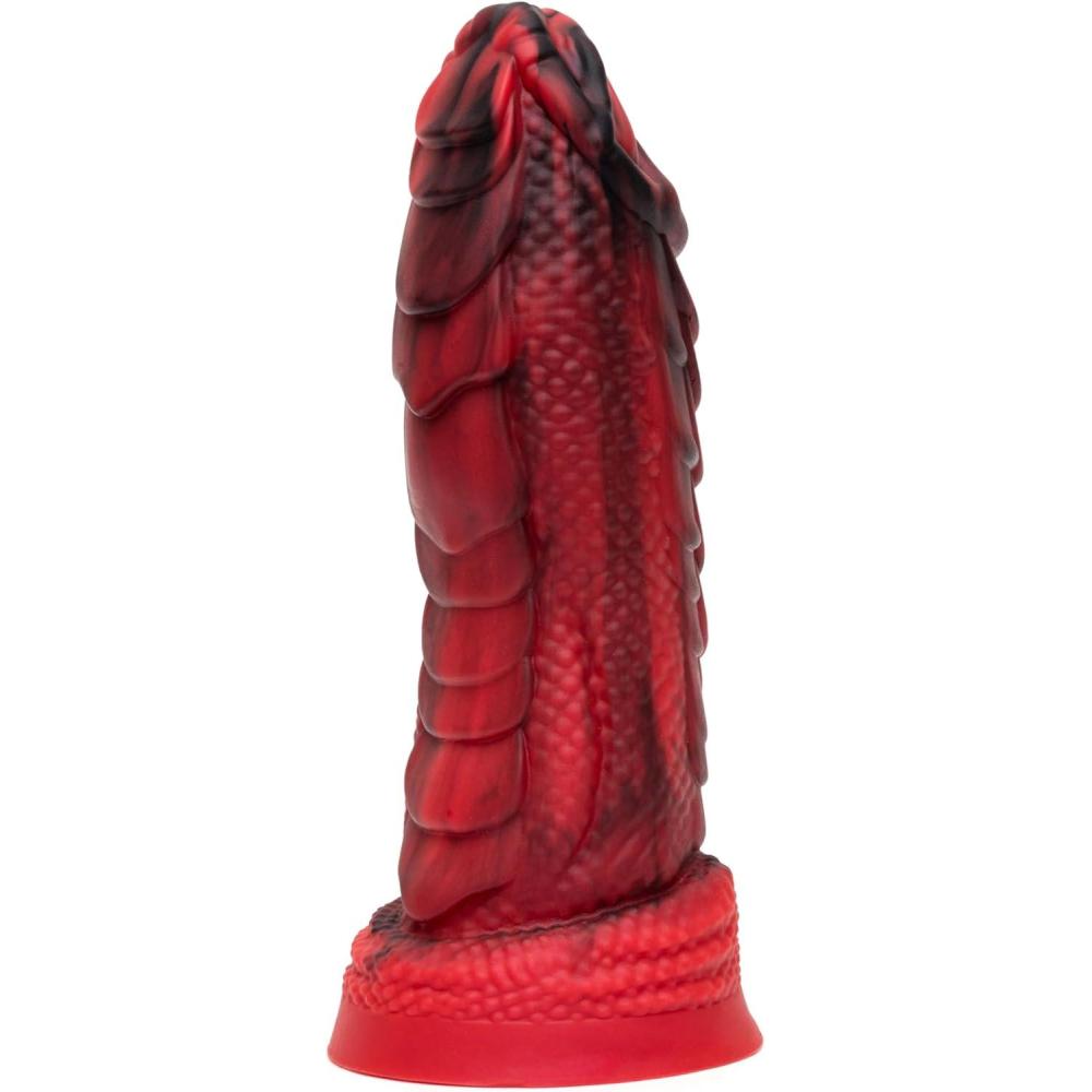 imageLovehoney Pleasure Quest Monster Dildo Thick Fantasy Fire Dragon Dildo with Strong Suction Cup 7 Inch Big Girthy Anal Toy for Women Men amp Couples Realistic G Spot Massager Adult Sex Toy