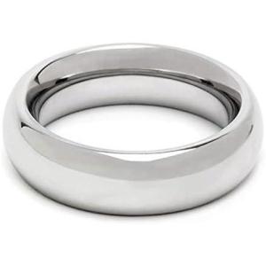 Lovehoney Dominix Cock Ring – Stainless Steel Penis Ring – 1.75 Inch Doughnut Cock Enhancer – Waterproof – Silver(1.9 Inch)