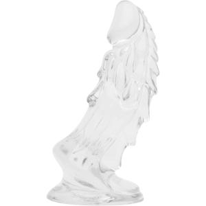 Lovehoney Wild Wonder Monster Dildo | Thick Fantasy Dragon Dildo with Strong Suction Cup | 6.5 Inch Big Girthy Anal Toy for Women, Men & Couples | Realistic G Spot Massager Adult Sex Toy | Clear
