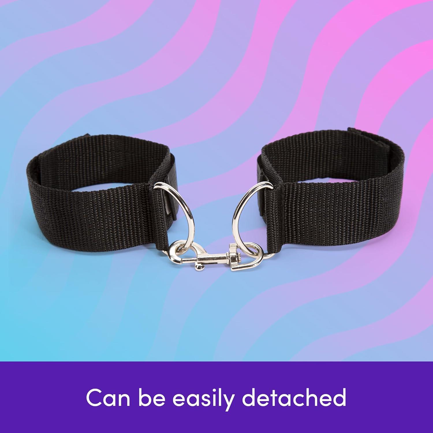 imageLovehoney Ankle Cuffs Adjustable Bondage Sex Restraints Kit BDSM Ankle Cuffs for Adult Bedroom Games Beginner Bondage Accessories for Sexy Role Play Sex Toys for Couples