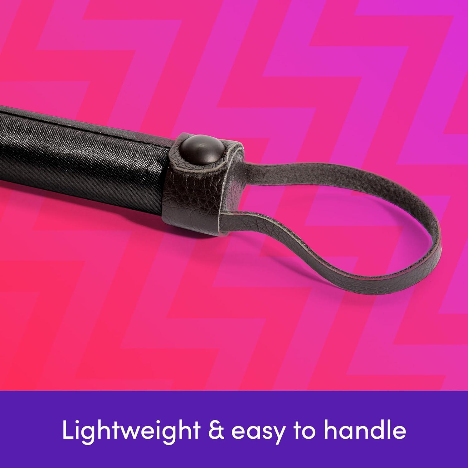 imageLovehoney Beginners Flogger 18 Inch BDSM Whip with Faux Leather Tails amp Satin Grip Soft Lightweight Flogger for Spanking Fetish Impact Play amp Roleplay Kinky Bondage Accessory for Couples