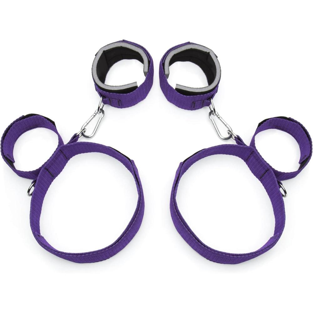 imageLovehoney Bondage Boutique Restraints Body Harness Adjustable Behind Back Wrist amp Thigh Cuff BDSM Restraint Kit for Couples Submission Play Adult Sex Toy Role Play amp Fetish Bedroom Games