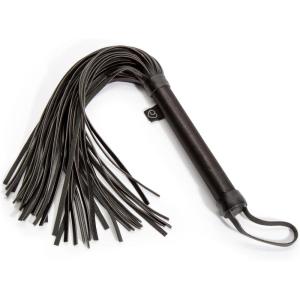 Lovehoney Beginners Flogger | 18 Inch BDSM Whip with Faux Leather Tails & Satin Grip | Soft Lightweight Flogger for Spanking, Fetish Impact Play & Roleplay | Kinky Bondage Accessory for Couples
