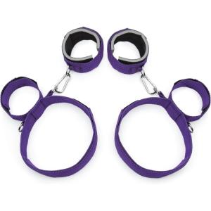 Lovehoney Bondage Boutique Restraints Body Harness | Adjustable Behind Back Wrist & Thigh Cuff | BDSM Restraint Kit for Couples Submission Play | Adult Sex Toy Role Play & Fetish Bedroom Games