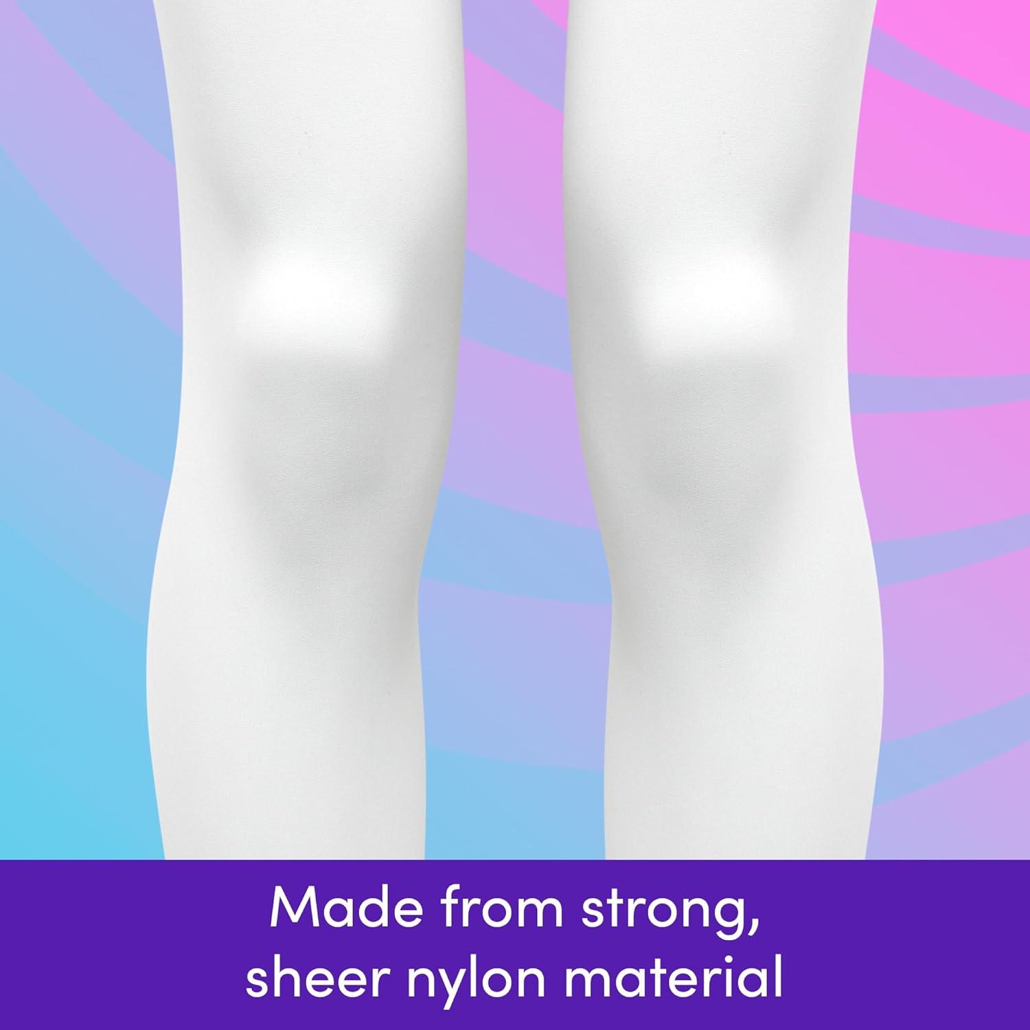 imageLovehoney Lingerie Womens Sheer Floral Lace Stockings Stretchy Nylon Thigh Highs Regular to Plus Sizes 418White