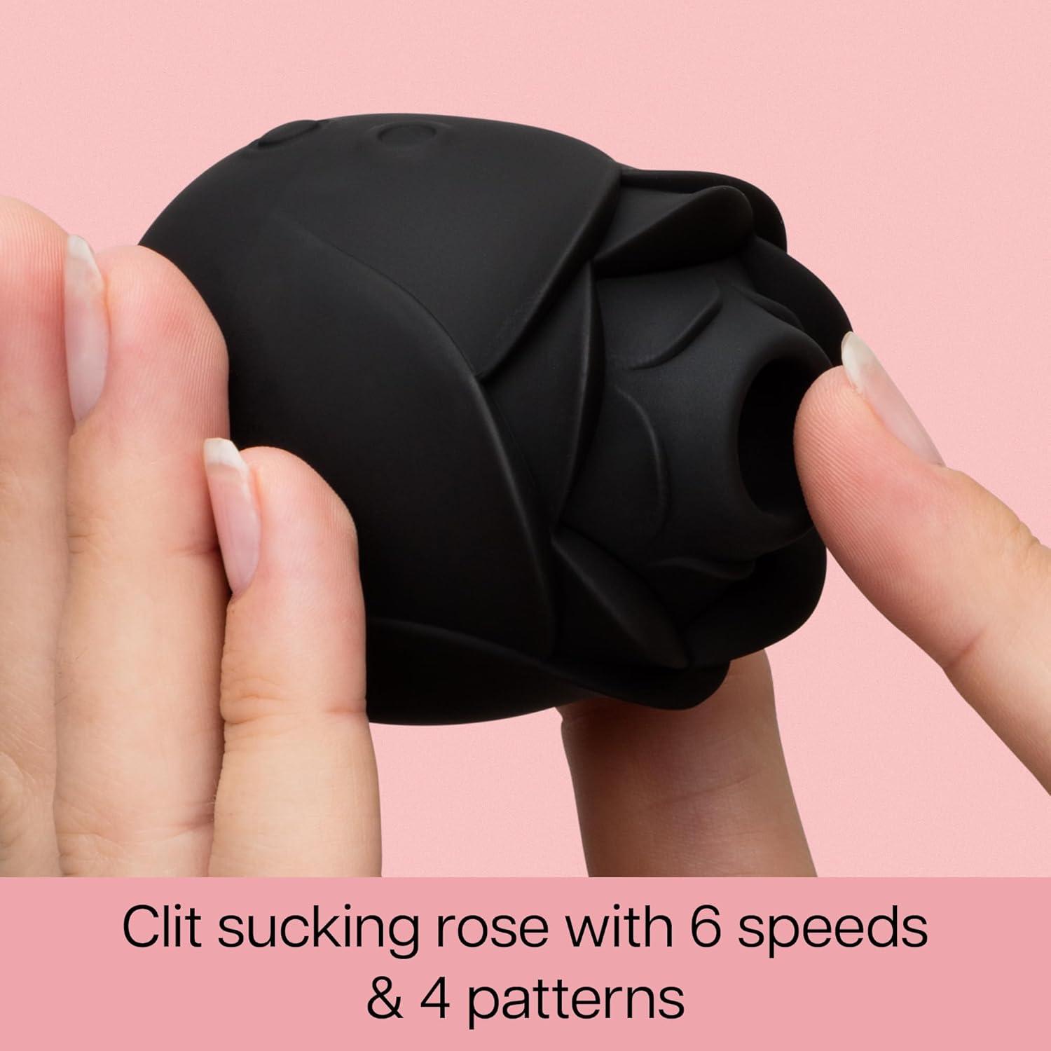imageFifty Shades of Grey Blushing Rose Clit Sucker amp Egg Vibrator Suction Clitoris G Spot Vibrator for Woman Vibrating Anal Massager Adult Sex Toys for Couples Waterproof Rose Toy for Women