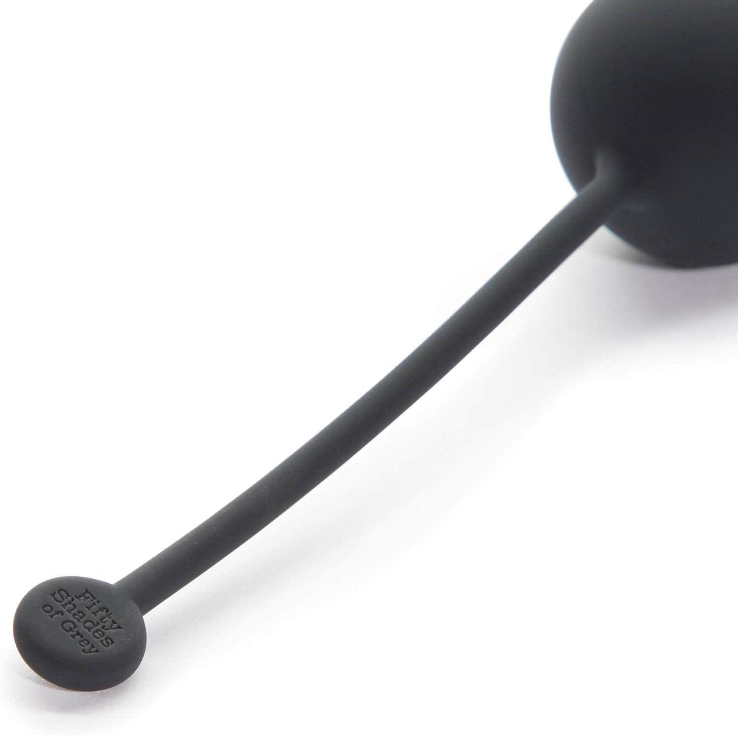 imageFifty Shades of Grey Tighten and Tense Black Silicone Jiggle Balls for Kegel Toning 70g