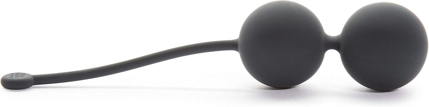 imageFifty Shades of Grey Tighten and Tense Black Silicone Jiggle Balls for Kegel Toning 70g