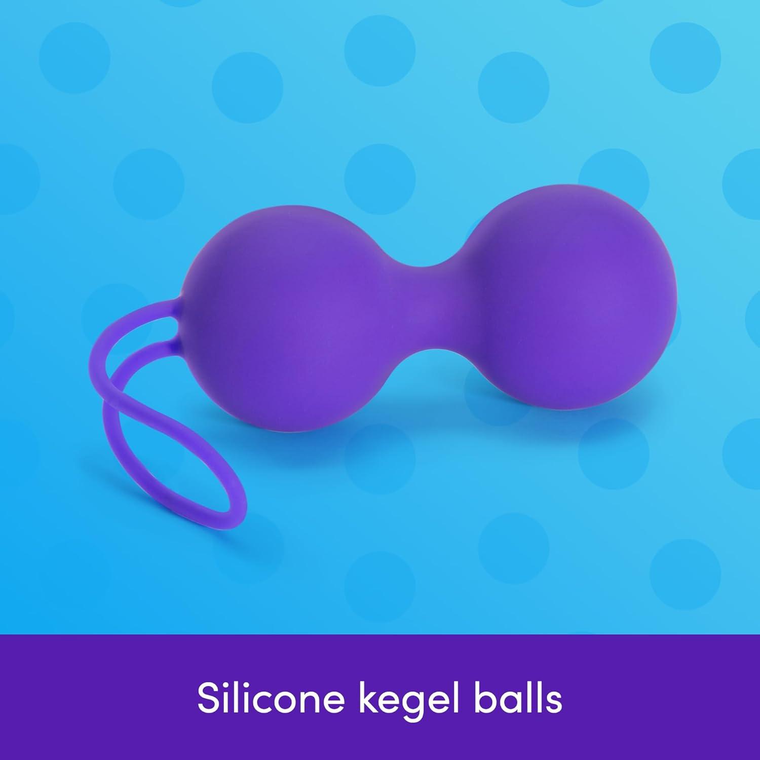 imageLovehoney Double Kegel Ball Set Silicone Weighted 32oz Ben Wa Balls Pelvic Floor Exercise Device Internal Sexual Pleasure Massage Tools for Women Strengthen Muscle Training Adult Toy
