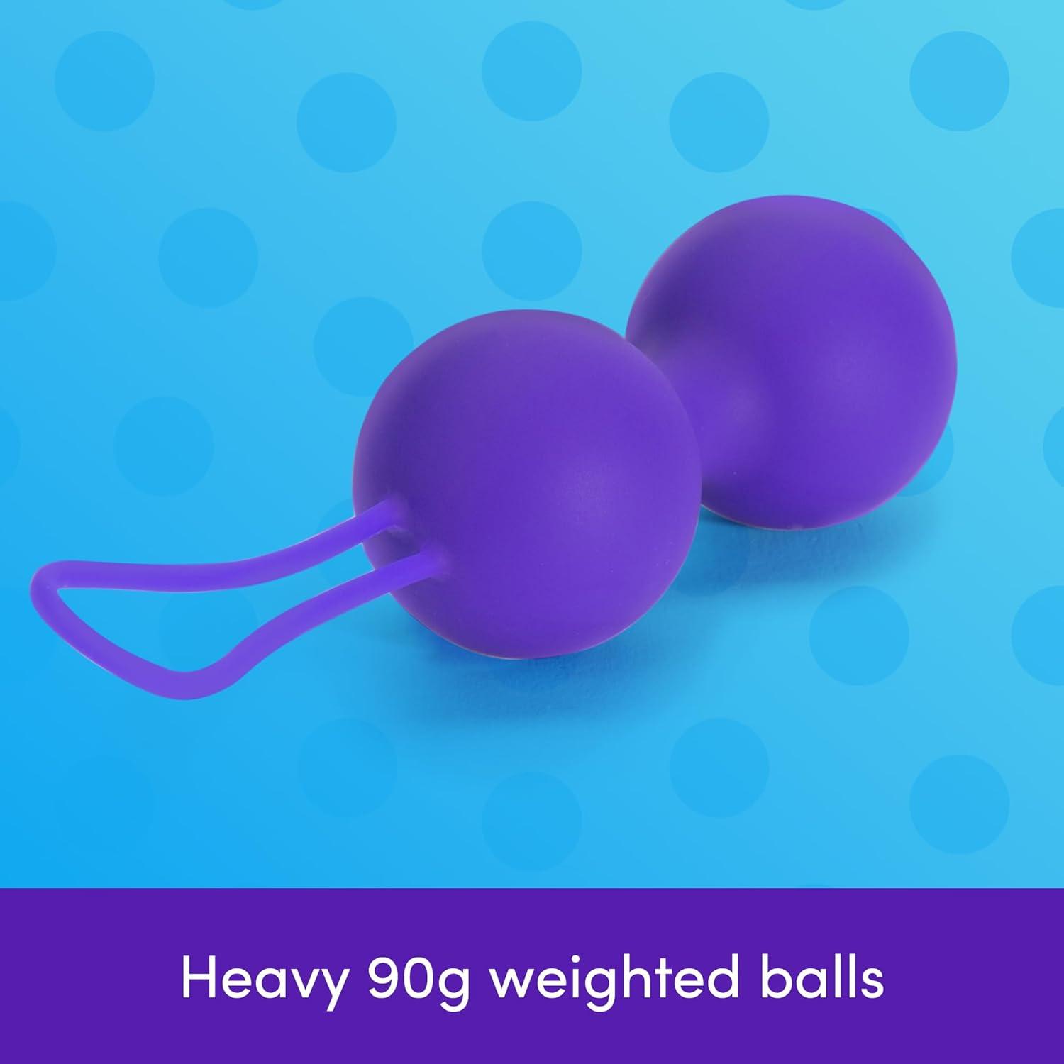 imageLovehoney Double Kegel Ball Set Silicone Weighted 32oz Ben Wa Balls Pelvic Floor Exercise Device Internal Sexual Pleasure Massage Tools for Women Strengthen Muscle Training Adult Toy