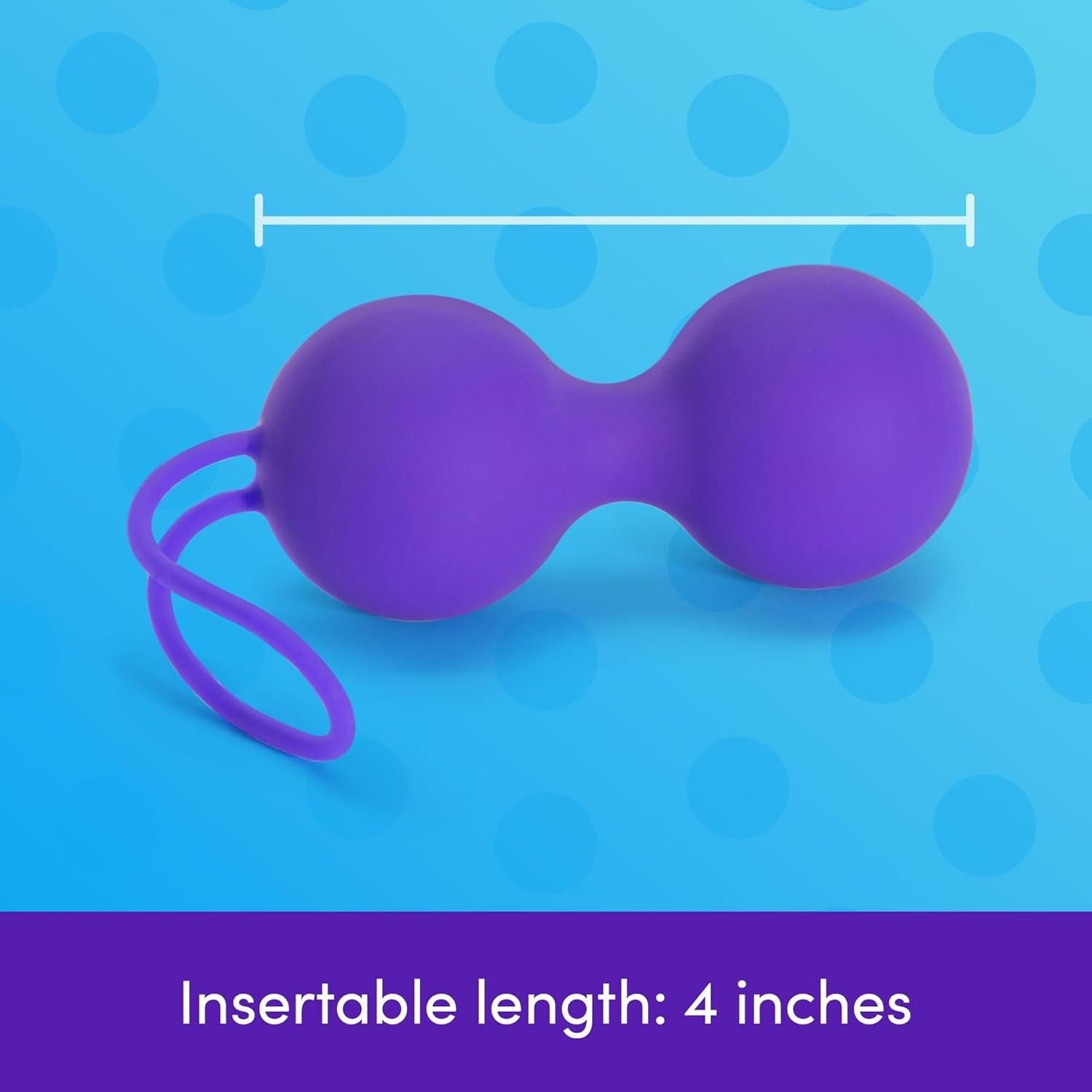 imageLovehoney Double Kegel Ball Set Silicone Weighted 32oz Ben Wa Balls Pelvic Floor Exercise Device Internal Sexual Pleasure Massage Tools for Women Strengthen Muscle Training Adult Toy