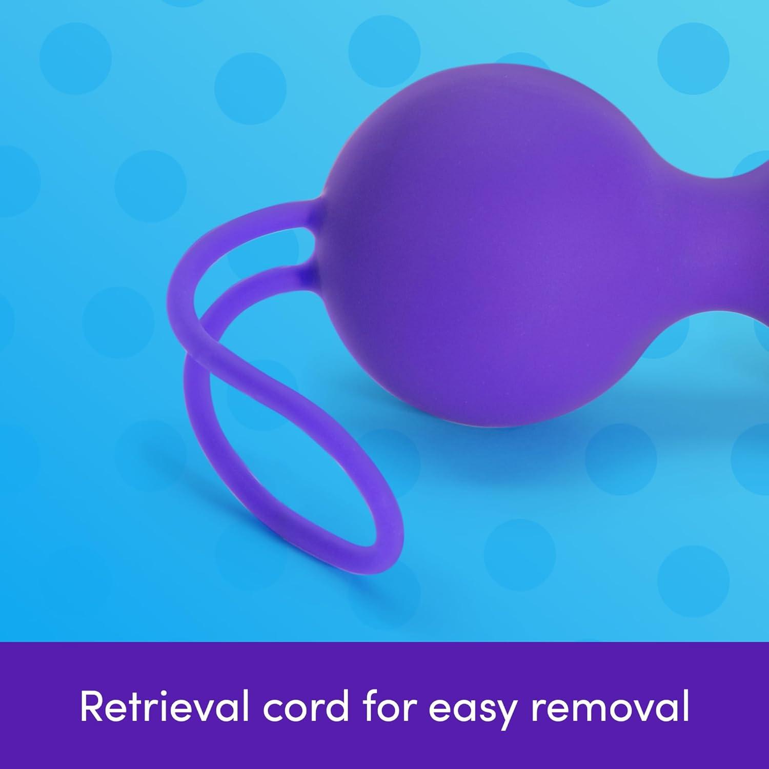 imageLovehoney Double Kegel Ball Set Silicone Weighted 32oz Ben Wa Balls Pelvic Floor Exercise Device Internal Sexual Pleasure Massage Tools for Women Strengthen Muscle Training Adult Toy