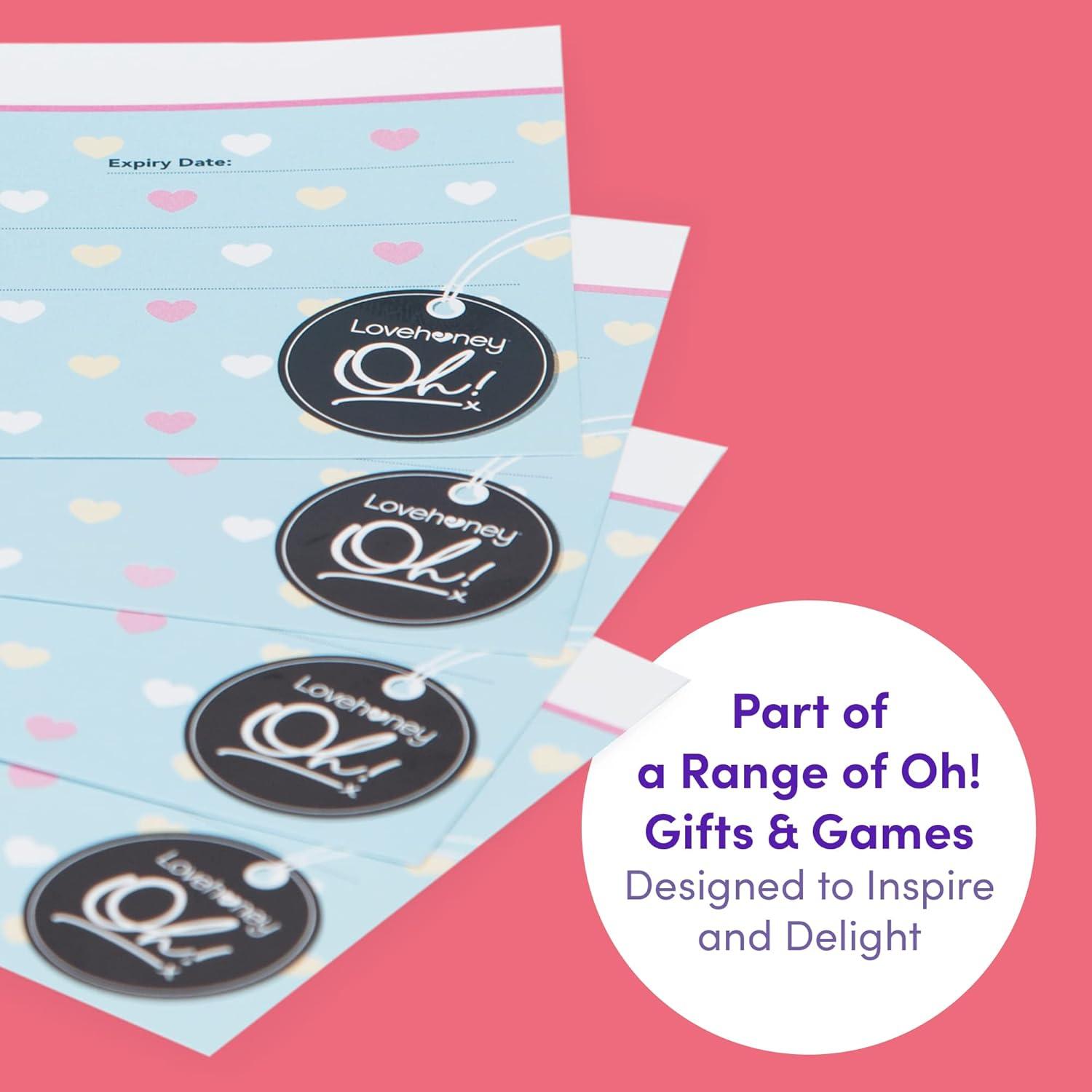 imageLovehoney Oh XOXO Checks Fun Game for Couples Unisex Instructions Pack of 26