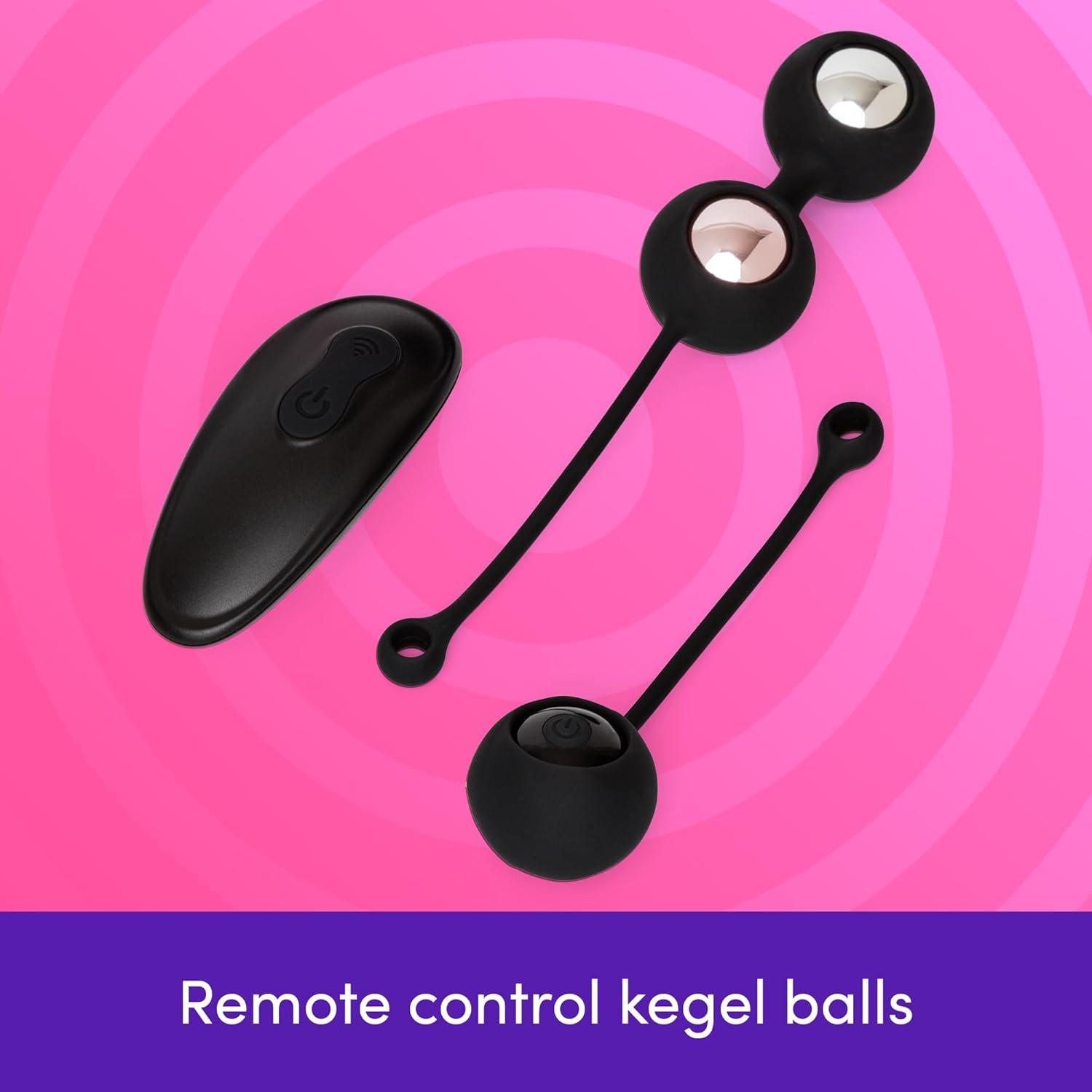 imageLovehoney Remote Control Vibrating Kegel Ball Set Weighted 1129g Ben Wa Balls Pelvic Floor Exercise Device Internal Sexual Pleasure Massage Tools for Women Strengthen Muscle Training Adult Toy