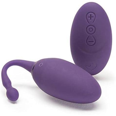 imageLovehoney Desire Vibrating Egg  4 Inch Silicone Bullet Vibrator with Remote Control  12 Speed amp 8 Mode Vibrator for Women  Waterproof  Purple