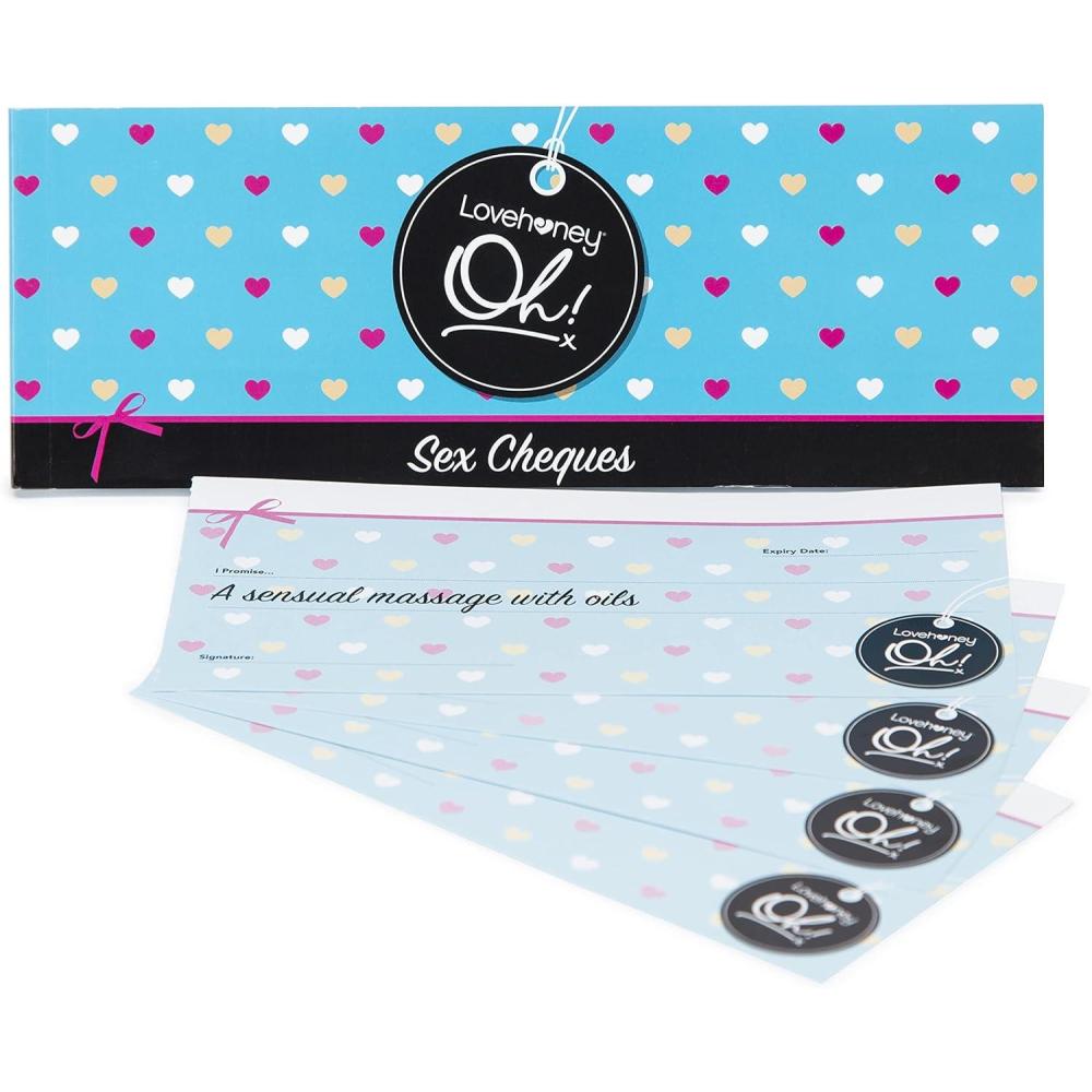 imageLovehoney Oh XOXO Checks Fun Game for Couples Unisex Instructions Pack of 26