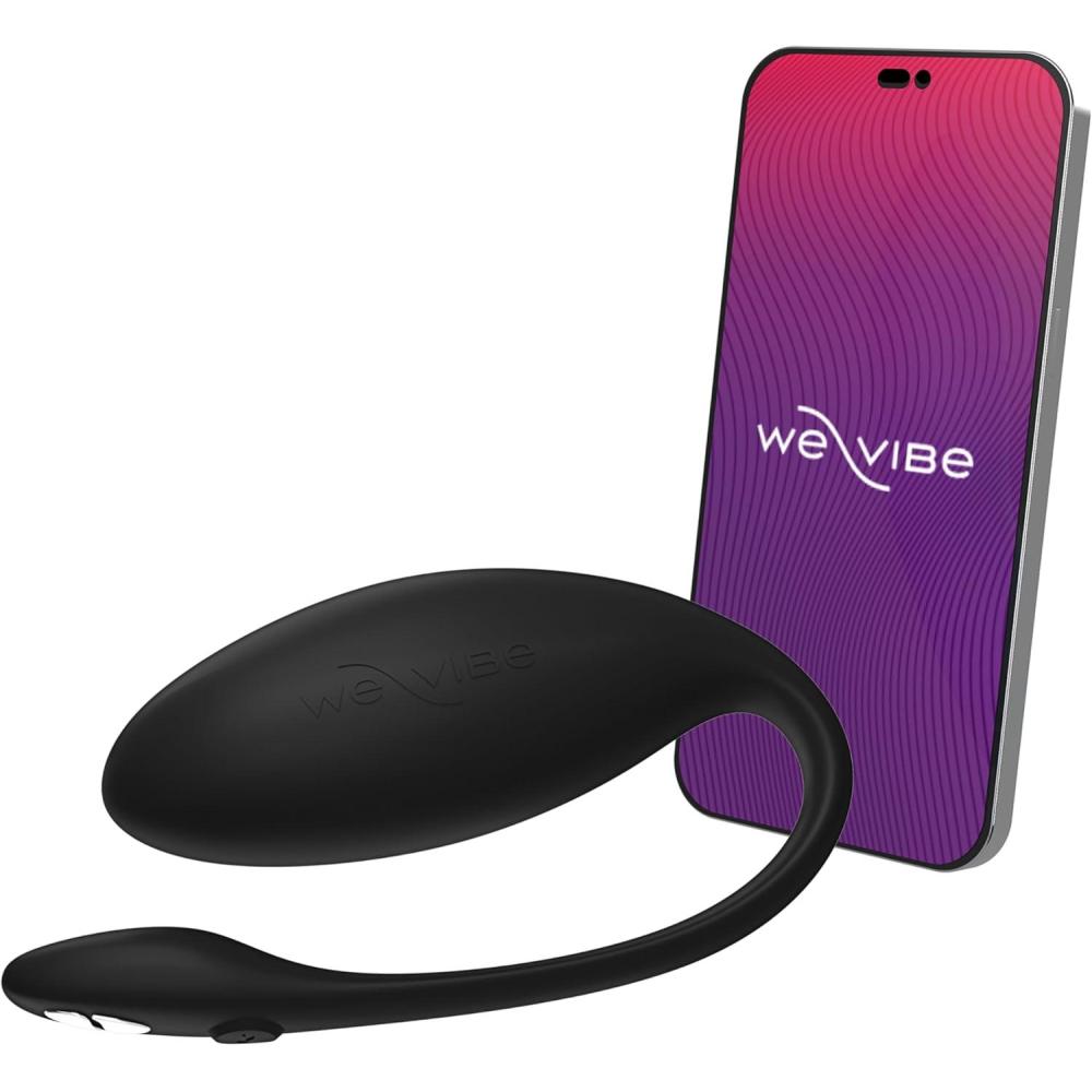 imageWeVibe Jive Lite Wearable Panty Vibrator for Women Discreet App Control G Spot Massager Adult Sex Toys with 10 Intensity Levels Egg Vibrators Gifts for Female Couples BlackBlack