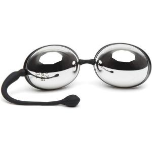 Fifty Shades of Grey Inner Goddess Silver Jiggle Balls for Kegel Toning & Stimulation – 67g(Black)