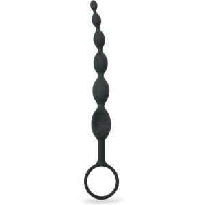 Fifty Shades of Grey Pleasure Intensified Black Silicone Anal Beads – Graduated Size – 7.5 inch