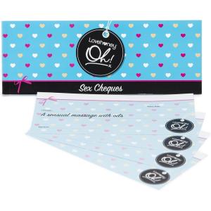 Lovehoney Oh! XOXO Checks Fun Game for Couples – Unisex Instructions – Pack of 26