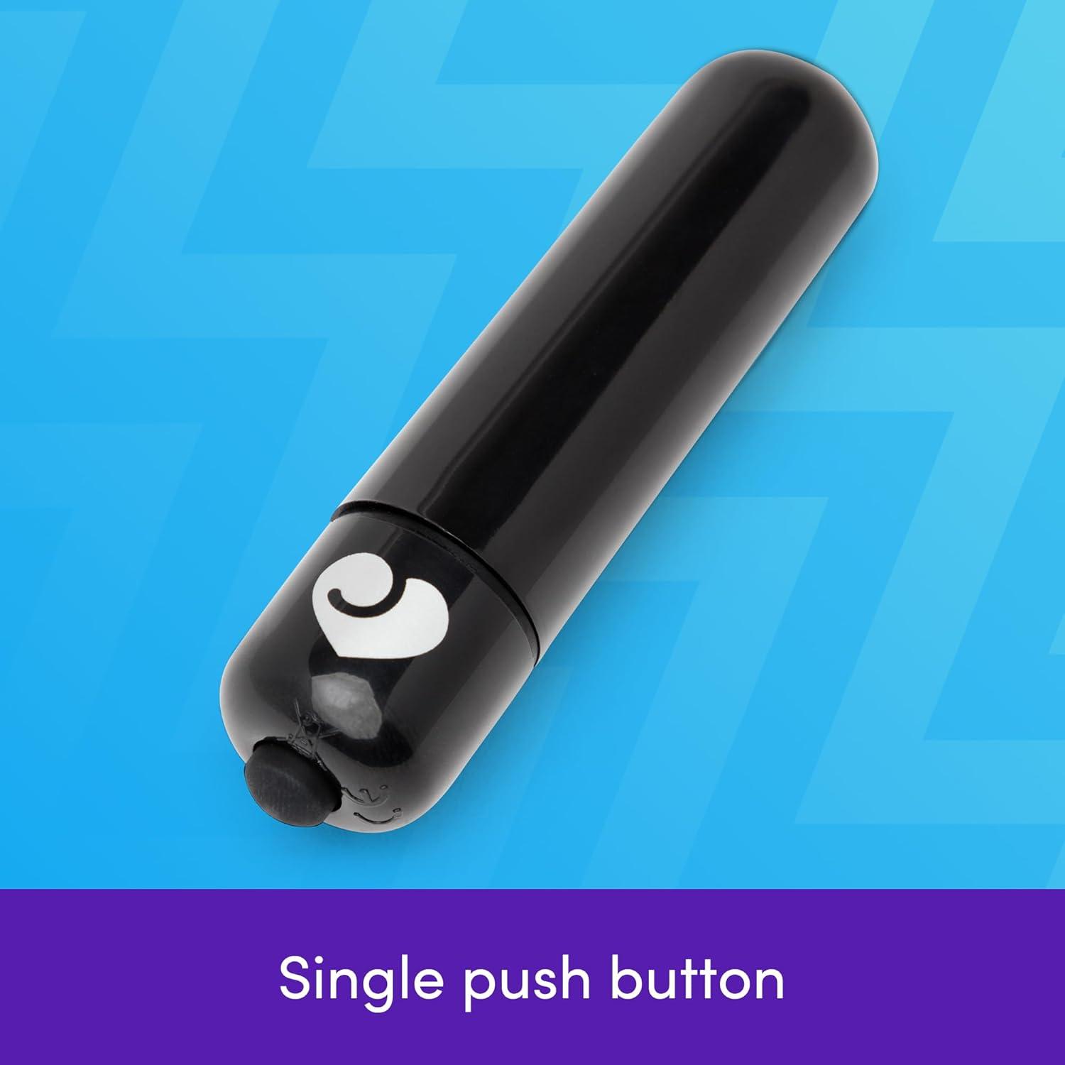 imageLovehoney Enjoy Bullet Vibrator for Women Mini Vibrator Bullet Single Speed Vibration Clit Stimulator Adult Toys for Women Discreet Travel Female Sex Toys Couples Personal Massager Black