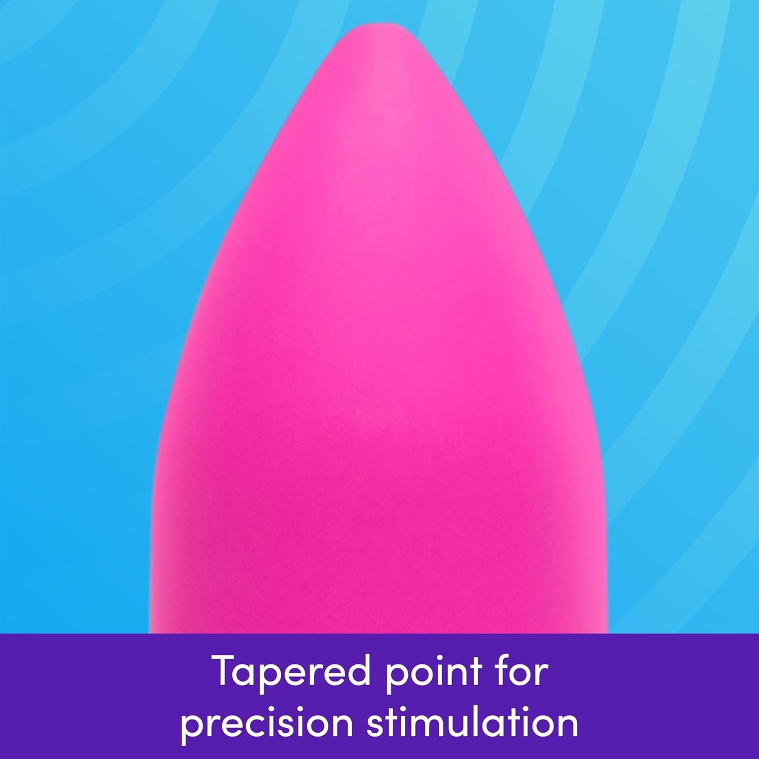 imageLovehoney Excite Bullet Vibrator 35 Inch Powerful Mini Massager 10 Function Single Button Control Quiet Bullet Vibrator for Women Waterproof amp Travel Proof Adult Pleasure Toy BluePink