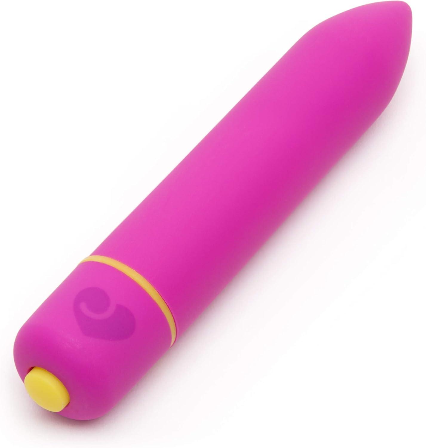 imageLovehoney Excite Bullet Vibrator 35 Inch Powerful Mini Massager 10 Function Single Button Control Quiet Bullet Vibrator for Women Waterproof amp Travel Proof Adult Pleasure Toy BluePink