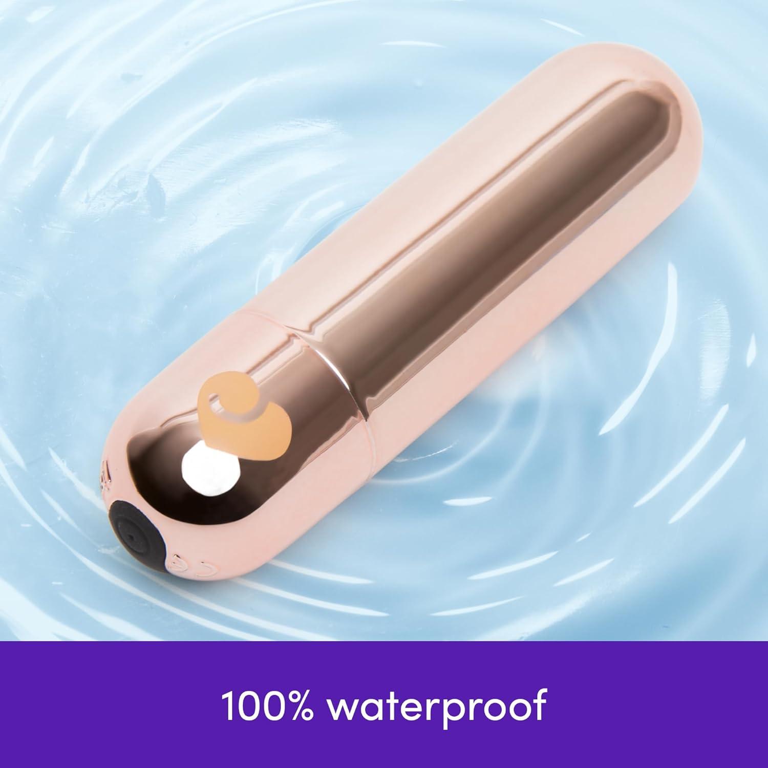imageLovehoney Glow Up Bullet Vibrator for Women Discreet Mini Vibrator Bullet Personal Massager Adult Toy 10 Vibration Modes Rechargeable Clitoral Stimulator Adult Sex Toys for Couples BlackRose Gold