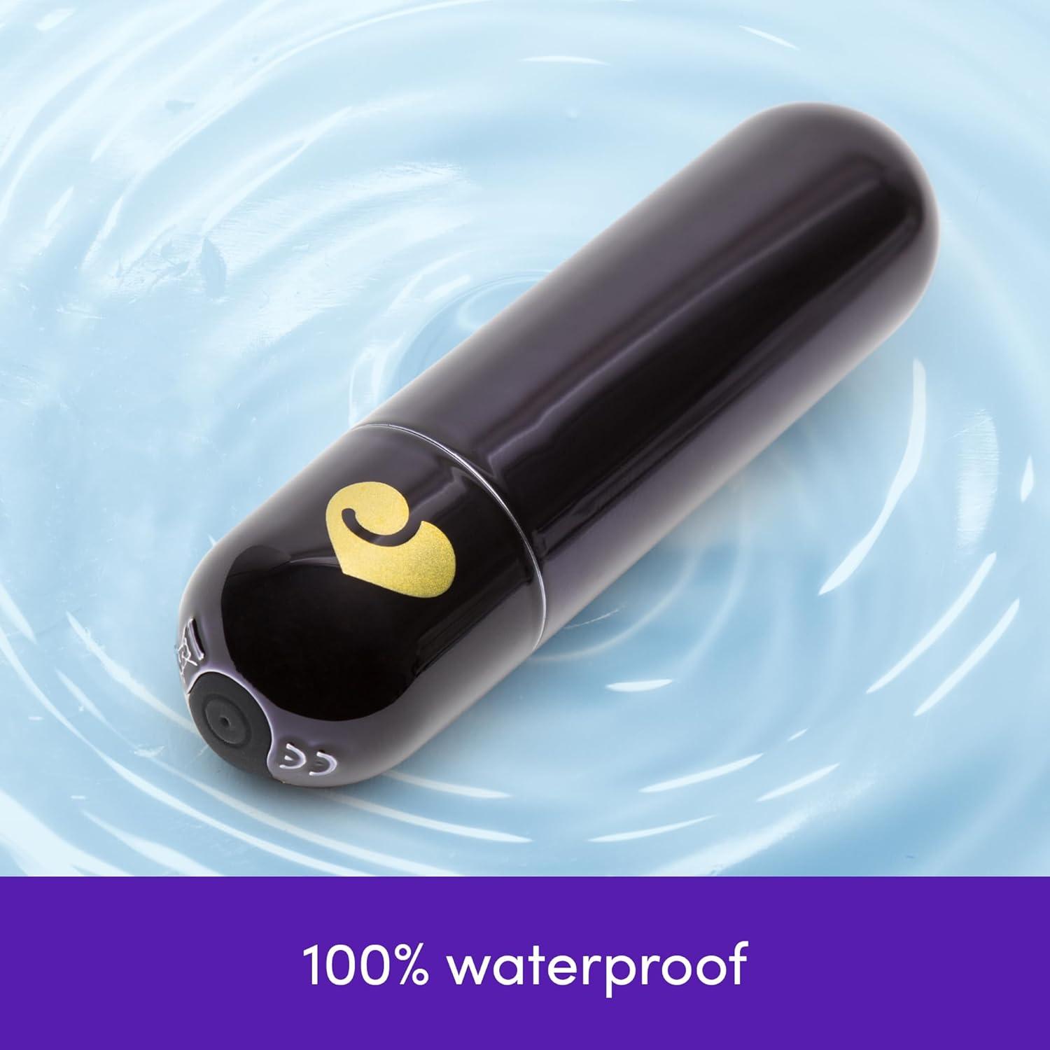 imageLovehoney Glow Up Bullet Vibrator for Women Discreet Mini Vibrator Bullet Personal Massager Adult Toy 10 Vibration Modes Rechargeable Clitoral Stimulator Adult Sex Toys for Couples BlackBlack